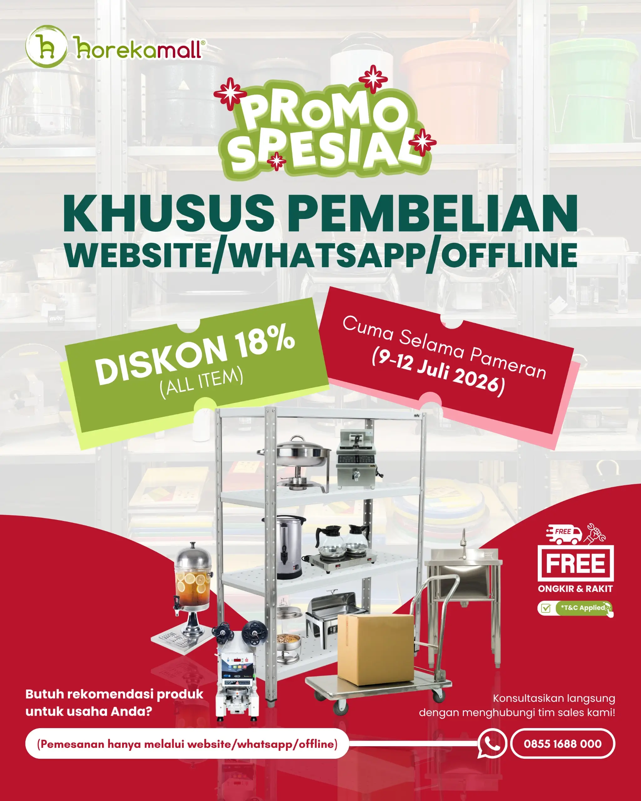 Promo Website 18% Juli 2026
